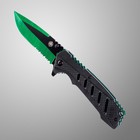 Нож складной "Хамелеон" сталь - 420, рукоять - пластик, зеленый, 21 см - Фото 7