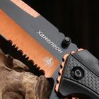 Нож складной "Хамелеон" сталь -420, рукоять - пластик, оранжевый, 21 см - Фото 5