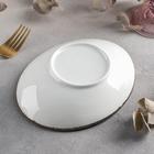 Салатник керамический «Созвездие», 19×14 см, цвет зелёный - Фото 3