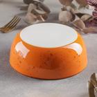 Салатник керамический «Созвездие», 550 мл, d=14,8 см, цвет оранжевый - Фото 2