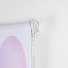 Штора рулонная 3D принт «Бегемотик», блэкаут, 90×200 см, цвет белый - Фото 3