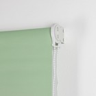 Штора рулонная «Нюд», блэкаут, 60×250 см, цвет зелёный - фото 3864304