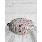 Подушка сидушка «Новогодние олени», декоративная, d = 52 см - Фото 2