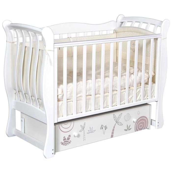 Кровать Tiffany, коллекция «Сафари», цвет белый