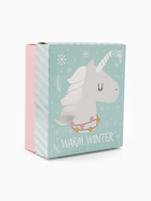 Новогодний подарочный набор термос и носки 3 пары KAFTAN «Единорог», размер 36-39 - фото 119391718