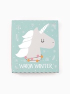 Новогодний подарочный набор термос и носки 3 пары KAFTAN «Единорог», размер 36-39 - фото 119391719