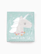 Новогодний подарочный набор термос и носки 3 пары KAFTAN «Единорог», размер 36-39 - фото 119391721