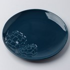 Тарелка керамическая «Артишоки», синяя, 27 см, цвет синий - Фото 2