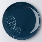 Тарелка керамическая «Артишоки», синяя, 27 см, цвет синий - Фото 3
