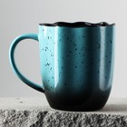 Кружка чайная керамическая «Синяя», 350 мл - Фото 3