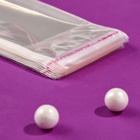 Пакет БОПП с клеевым клапаном, прозрачный для фасовки и упаковки, 6.5×20/4 см, 25 мкм - Фото 7