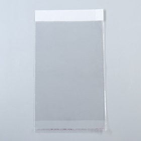 Пакет БОПП с клеевым клапаном, прозрачный 23 х 33/4 см, еврослот, 30 мкм
