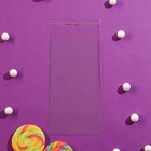 Пакет БОПП с клеевым клапаном, прозрачный для фасовки и упаковки, 10×18/4 см, 25 мкм - Фото 4