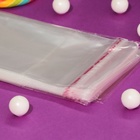 Пакет БОПП с клеевым клапаном, прозрачный для фасовки и упаковки, 8×14/4 см, 25 мкм - Фото 6