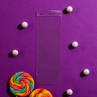 Пакет БОПП с клеевым клапаном, прозрачный для фасовки и упаковки, 6×14/4 см, 25 мкм - Фото 3