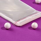 Пакет БОПП с клеевым клапаном, прозрачный для фасовки и упаковки, 8×8/4 см, 25 мкм - Фото 4