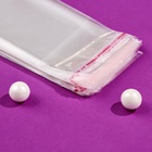 Пакет БОПП с клеевым клапаном, прозрачный для фасовки и упаковки, 6×8/4 см, 25 мкм - Фото 3