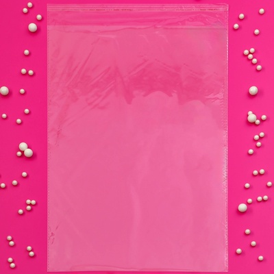 Пакет БОПП с клеевым клапаном, прозрачный для фасовки и упаковки, 25×28/4 см, 30 мкм