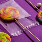 Пакет с липкой лентой 10 х 10/4 см, еврослот, 30 мкм (100 шт) - фото 807467642