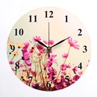 Часы настенные, серия: Цветы, "Полевые цветы", дискретный ход, d-23. см - фото 2141106