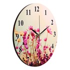 Часы настенные, серия: Цветы, "Полевые цветы", дискретный ход, d-23. см - фото 6476126