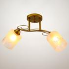 Люстра 1082/2GD 40Вт Е27 золото 46х15х24 см - фото 21373336