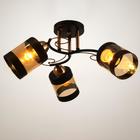 Люстра 1083/3BK+GD 40Вт Е27 черный-золото 48х48х24 см BayerLux - фото 22818241