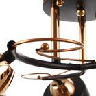 Люстра 1083/3BK+GD 40Вт Е27 черный-золото 48х48х24 см BayerLux - фото 22818243
