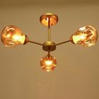 Люстра 1090/3GD 40 Вт Е27 золото 56×56×27 см - фото 52663480