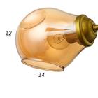 Люстра 1090/3GD 40 Вт Е27 золото 56×56×27 см - фото 52663482