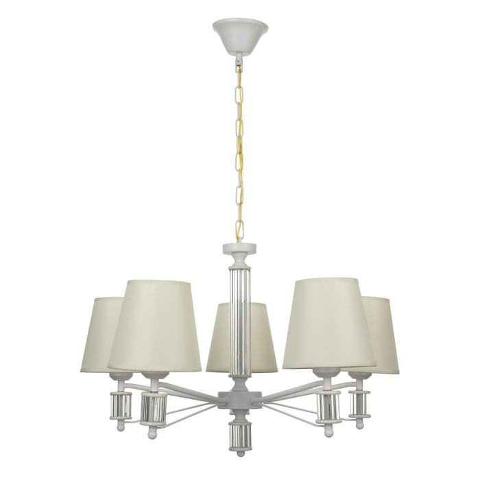 Люстра 1091/5WT 40Вт Е27 белый 60х60х38-78 см BayerLux - Фото 1