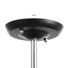 Люстра 1108/3CR E27 40 Вт черно-хромовый 54×54×24 см BayerLux - фото 47623205