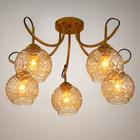 Люстра 1109/5GD E27 40Вт золото 54х54х24 см BayerLux 5443340