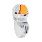 Держатель для душевой лейки ZEIN Z74, на вакуумной присоске, пластик, хром/оранжевый - Фото 7