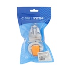 Держатель для душевой лейки ZEIN Z74, на вакуумной присоске, пластик, хром/оранжевый - Фото 10