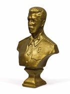 Бюст «Сталин И.В.», фигурка гипс, состаренная латунь, 13×9×5 см  (артикул 6758152)  большой выбор товаров оптом и в розницу по низким ценам с доставкой