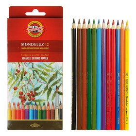 {{photo.Alt || photo.Description || 'УЦЕНКА Карандаши акварельные набор 12 цветов, Koh-i-Noor Mondeluz 3716'}}