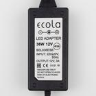 Блок питания Ecola для светодиодной ленты 12 В, 36 Вт, IP20 - фото 6476291