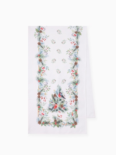 Дорожка новогодняя на стол «Этель» Christmas bells 40×147±5 см, 100% хл, саржа 190 г/м²