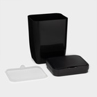 Ведро для мусора сенсорное Доляна, 12 л, чёрное - Фото 9