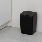 Ведро для мусора сенсорное Доляна, 12 л, чёрное - Фото 6
