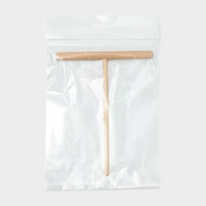 Палочка для блинов и раскатывания теста, 14,5×12 см, бук - фото 1899985696