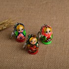 Брелок для ключей на кольце «Матрёшка», 4.5×2.5 см, ручная роспись, МИКС - Фото 5