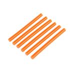 Клеевые стержни ТУНДРА, 7 х 100 мм, оранжевые, 6 шт. - фото 7697639