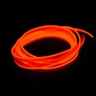 Неоновая нить Cartage для подсветки салона, адаптер питания 12 В, 2 м, оранжевый - Фото 1