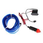 Неоновая нить Cartage для подсветки салона, адаптер питания 12 В, 7 м, синий - Фото 2