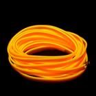 Неоновая нить Cartage для подсветки салона, адаптер питания 12 В, 7 м, желтый - Фото 1