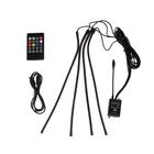 Подсветка салона 18 LED-5050, 32 см, пульт, светомузыка, мультисвет RGB, 4 шт - Фото 2