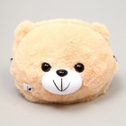 Сумка детская плюшевая «Медвежонок», бежевая - фото 37431275