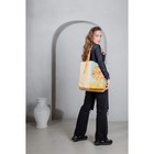 Сумка-шопер Vangog flower без молнии с подкладкой, цвет бежевый - фото 30305459